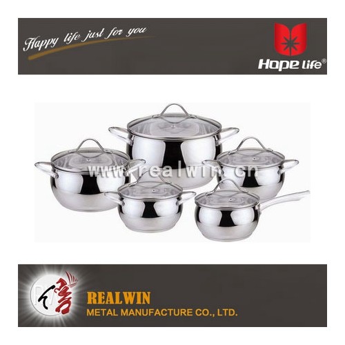 10 PCS COOKWARE SET