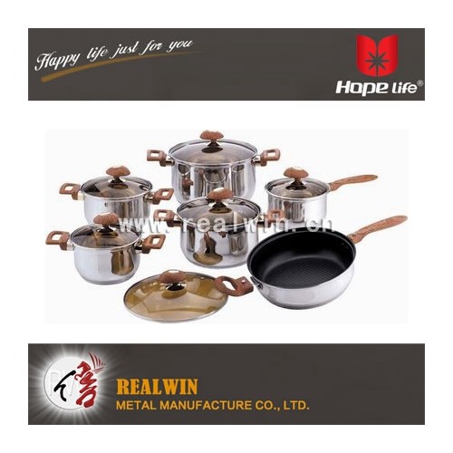 12件套不銹鋼鍋